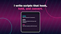 write a viral short form video script for tiktok youtube shorts and reels