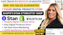 setup 7figure shopify digital product store, etsy shop, stan store digital store