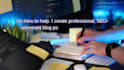 write SEO optimised blog posts and articles