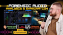 do forensic audio analysis, examination, cleanup, restoration and noise removal