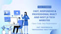 be your website maintenance expert for react, next js, or laravel