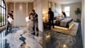 do epoxy flooring construction timelapse video