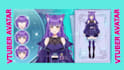 do live2d vtuber model vtuber rigging, anime vtuber and 3d vtuber avatar
