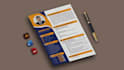 create a stunning creative resume and professional cv