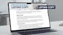 write professional real estate listing descriptions