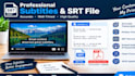 create accurate subtitles and str files for your videos