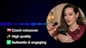 create authentic female czech voice
