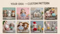 create custom crochet pattern PDF for etsy and amigurumi