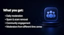 provide 1 week free discord and telegram moderation