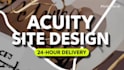 design custom acuity booking site graphics and setup acuity scheduling