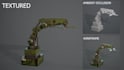 create 3d industrial animation, 3d mechanical rigging, 3d robotics video
