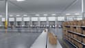 design 3d warehouse, auto store, fulfillment center and logistics facility