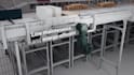 3d industrial animation warehouse automation conveyor sorting video