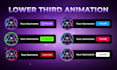 create custom social media lower third animation