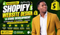 build shopify website design, shopify redesign,shopify dropshipping store design