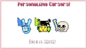 create custom pixelart mouse cursors