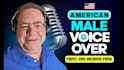 record a deep american male real human no ai voice over
