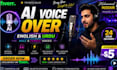 create realistic ai voice over with eleven labs