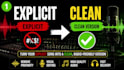 make a clean radio edit of your explicit song