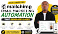 design high converting mailchimp email flows and automation
