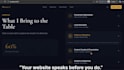 create a personal portfolio website