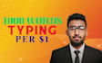 type scanned document, image, pdf and handwriting