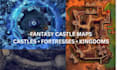 create custom dnd battle maps, rpg dungeon maps, fantasy castle maps