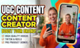 design a ugc creator portfolio website in canva