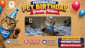 create a personalized ai pet birthday video