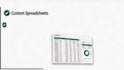build custom excel spreadsheets and reports