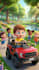 create 3d ai cartoon animation, 3d animation video, 3d character animation