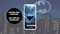design batman birthday video invitation
