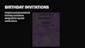 design creative birthday posters and invitations