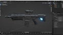 create realistic 3d weapon models, gun model, firearms model, hard surface model