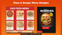 design modern restaurant menu, flyers, brochures and posters
