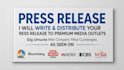 write and distribute your press release to USA UK and global media