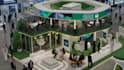 design expo 3d trade show exhibition booth with rendering