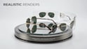 design printable 3d sunglasses and eyewear models with realistic rendering