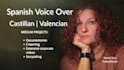 spanish and valencian voice over narration, documentary and e learning