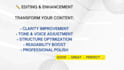 write and proofread proffesional romanian content