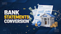 convert your bank statements to excel