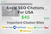 do local SEO citations for USA 150 high da live citations