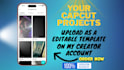upload your capcut edited project as a editable template