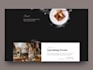 design food website catering website cafe bakery website