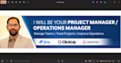 be your project manager or operations manager for your business