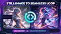animate image loop game character ai art image gif into seamless loop animation