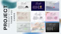 design product packaging, box and thank you card