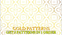 design luxury gold seamless patterns