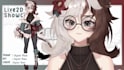 draw and rig live2d vtuber model, 2d vtuber, anime character for your streaming