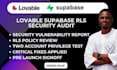 audit lovable supabase app rls policies security, lovable to ios appstore upload